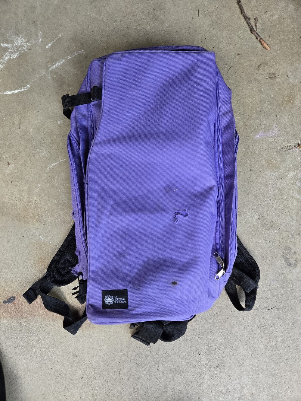 The Original Yoga Sak Purple Backpack